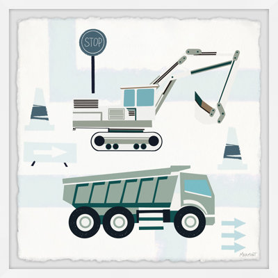 Branchon Earth Hauler Framed Print