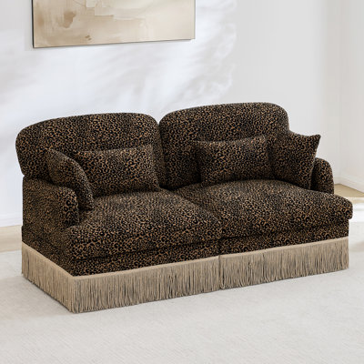 Canapé Comfy Chenille Leopard
