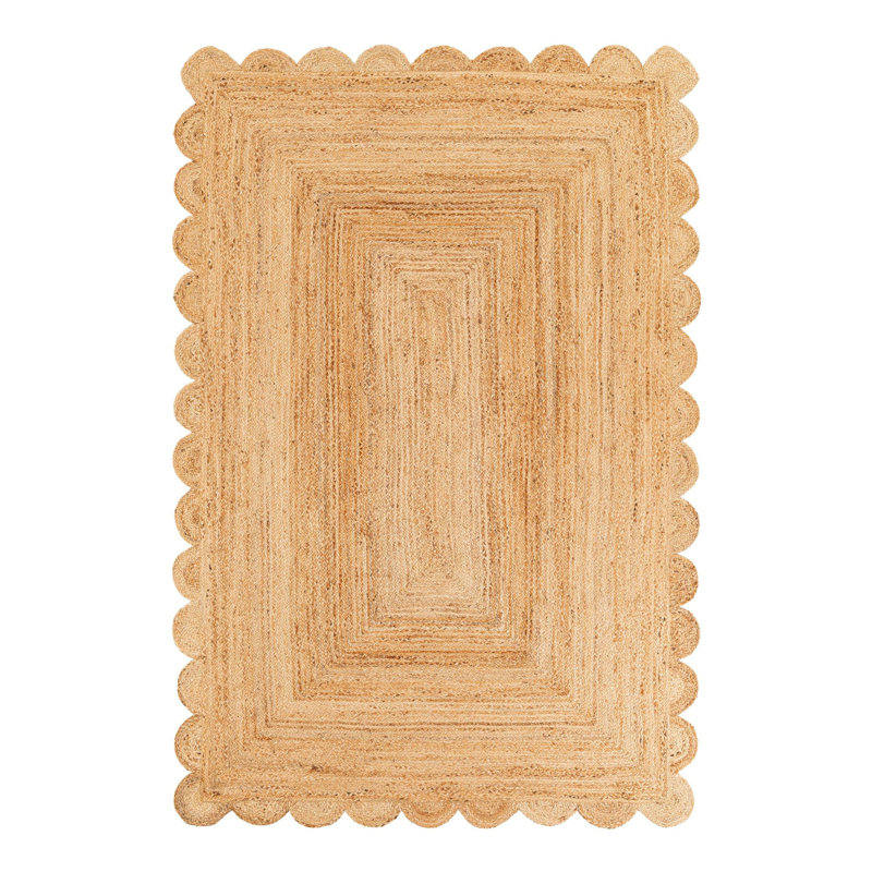 Cosner Hand Braided Area Rug, Rectangle 6' x 9'