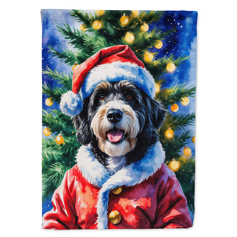 Drapeau de jardin Doberman Pinscher, Bernedoodle