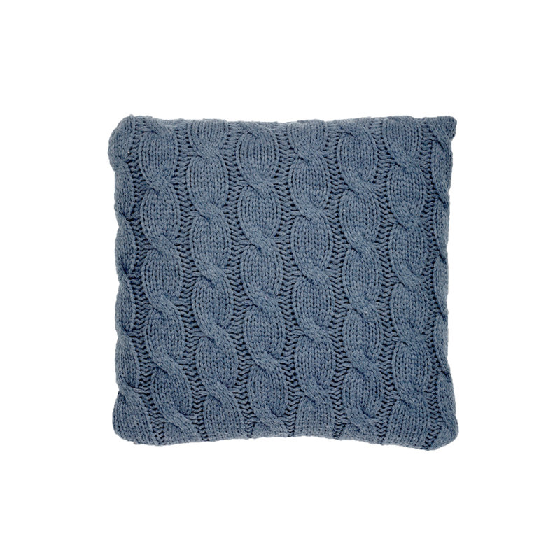 Housse et insert de coussin carré en coton Lona, Duvet