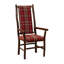  Chaise avec accoudoirs à dossier haut rembourrée Hickory - Tissu standard-586323250