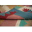 Tapis de couloir kilim fabriqué à la main 5 x 15 dans un style bohémien du sud-ouest