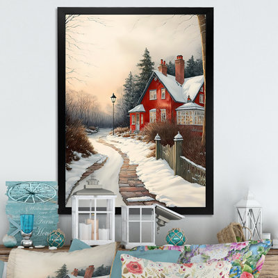 «Cold Winter View on the Country I», impression sur toile