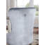 Glam argent et gris foncé 9 pièces ensemble de salle à manger avec chaises à oreilles et dossier capitonné en acrylique-1433458159