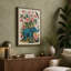 Elephant in Bloom Botanical - Wrapped Canvas-580557232-580557233