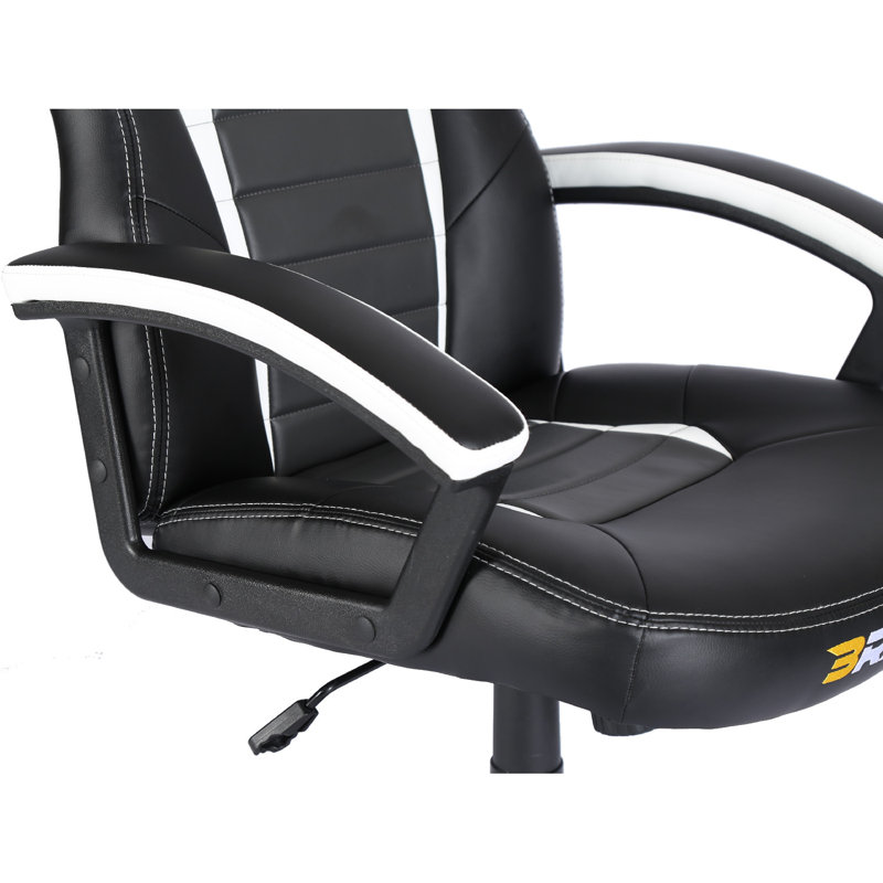 BraZen Salute PC Gaming Chair, White