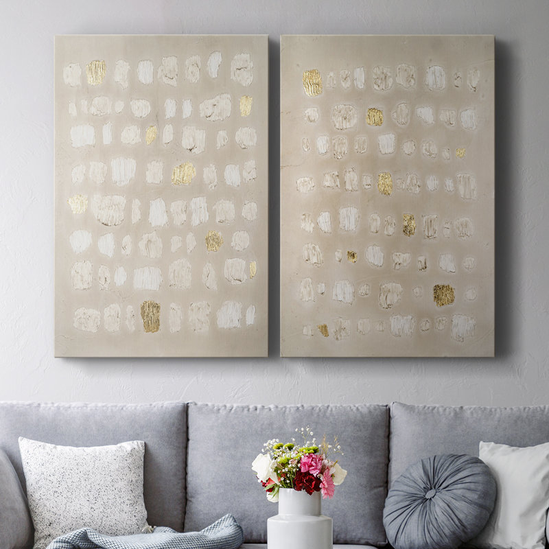 Embellished Cobblestone I-Premium Gallery Wrapped Canvas -Ready to Hang, 18" H x 24" W