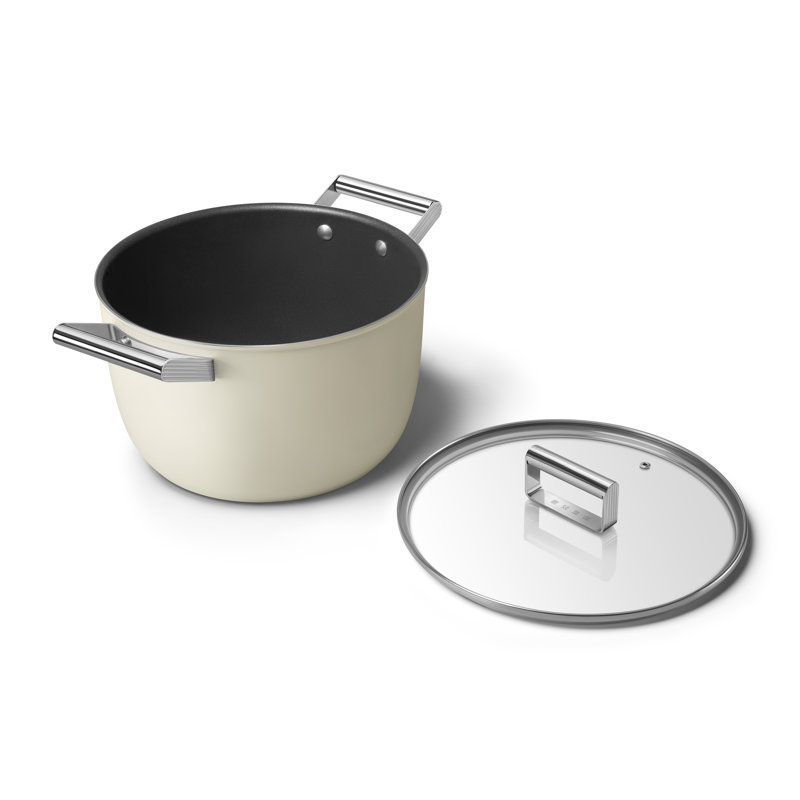 Casserole avec couvercle, 8,1365 pte, Crème