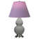 Petite lampe d'appoint à double gourde
