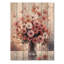 Rose, blanc, souci, lueur I, impression sur bois de souci, sur bois de pin naturel-1694059401