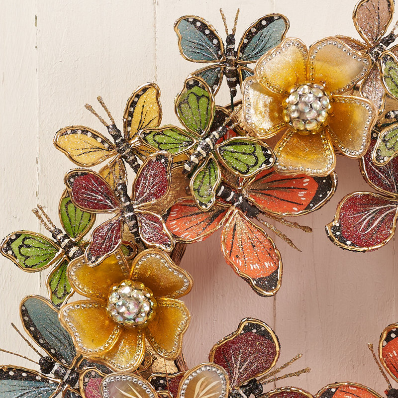 Couronne de papillon 22 po Capiz