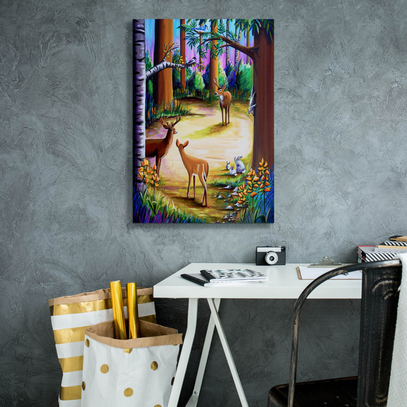 «Bambi 12» par Cindy Thornton, H 26 po x l 18 po x P 0,75 po