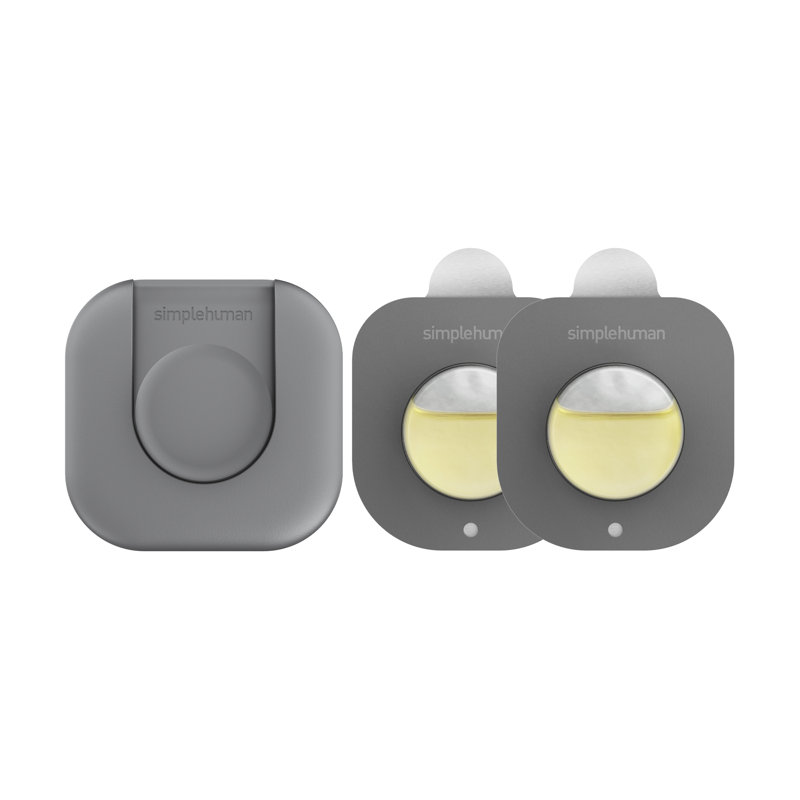 Simplehuman Odorsorb Pod All-Natural Odor-Absorbing System Starter Pack Trash Can