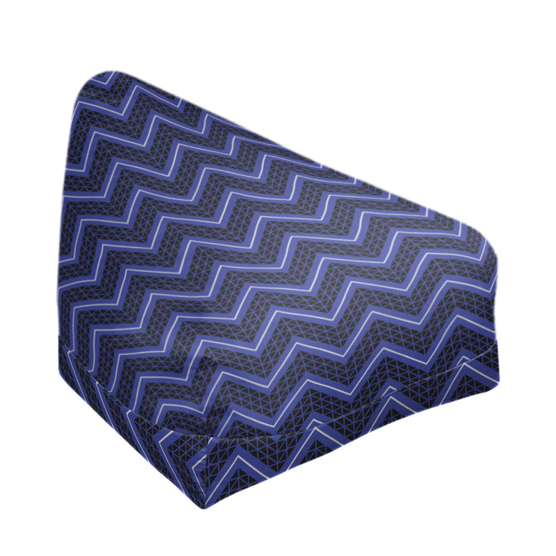 Sac de pois, H 27 po x L 30 po x P 25 po, Bourre en polyester, Orchidée moyen