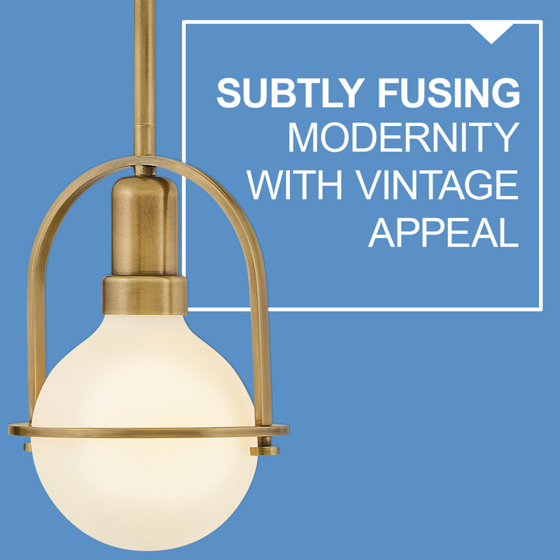 Somerset 1 - Light Semi Flush Mount, Heritage Brass