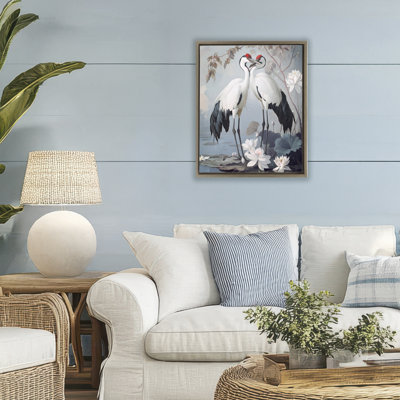Shore Line Magic Cranes Floating Frame, design by Steve Hunziker