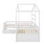 Lit plateforme simple avec trois tiroirs de rangement-633638529