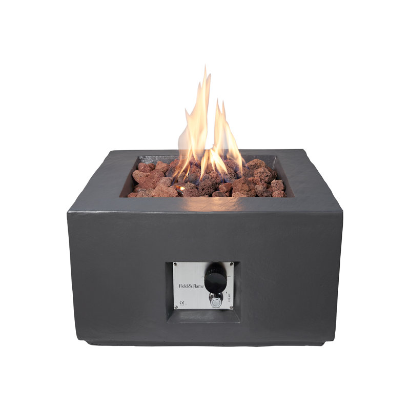 Square Natural Gas Smokeless Fire Pit