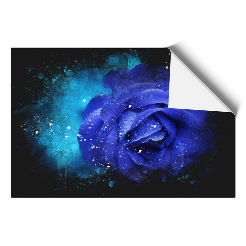 Blue Rose Flower Vol.2 - No Frame Print, 21cm H x 30cm W x 0.1cm D
