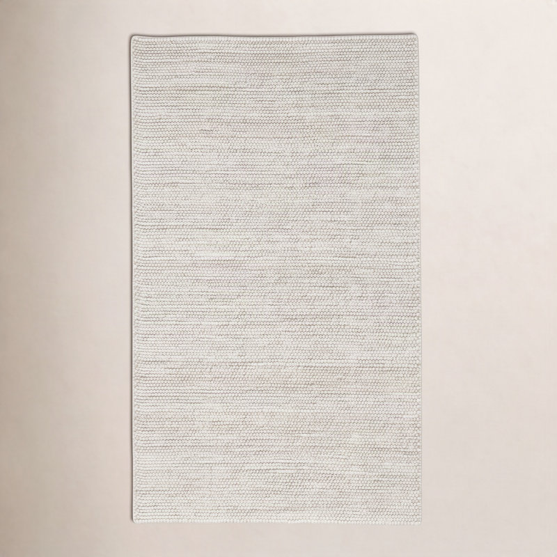 Alethea Flatweave Wool Polyester Owen Area Rug, Rectangle 8'9" x 11'9", Ivory