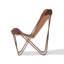 Fauteuil suspendu en cuir Callum-708944426