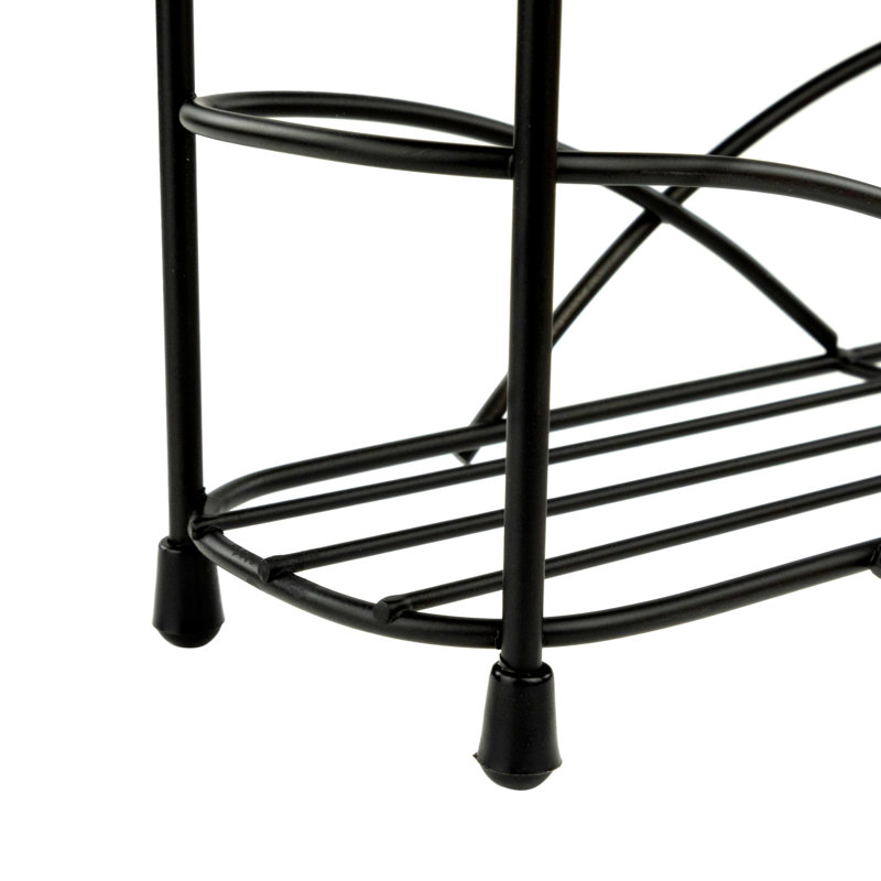 Freestanding Spice Rack, Black