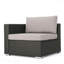 Fauteuil de patio gauche Gry + Alu-73393694