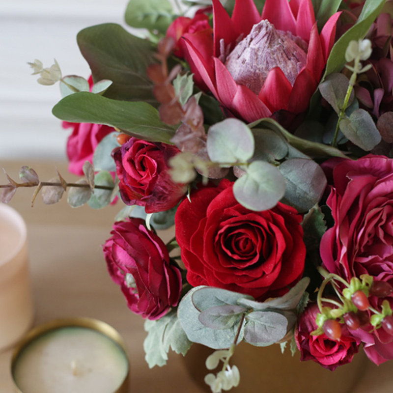 Rouge/rose/rose/vert/vert