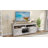 Modern Mid-Century Entertainment Center Media Console Table TV Stand With Power Outlet Storage Cabinets And Open Shelf-624805409-608094771