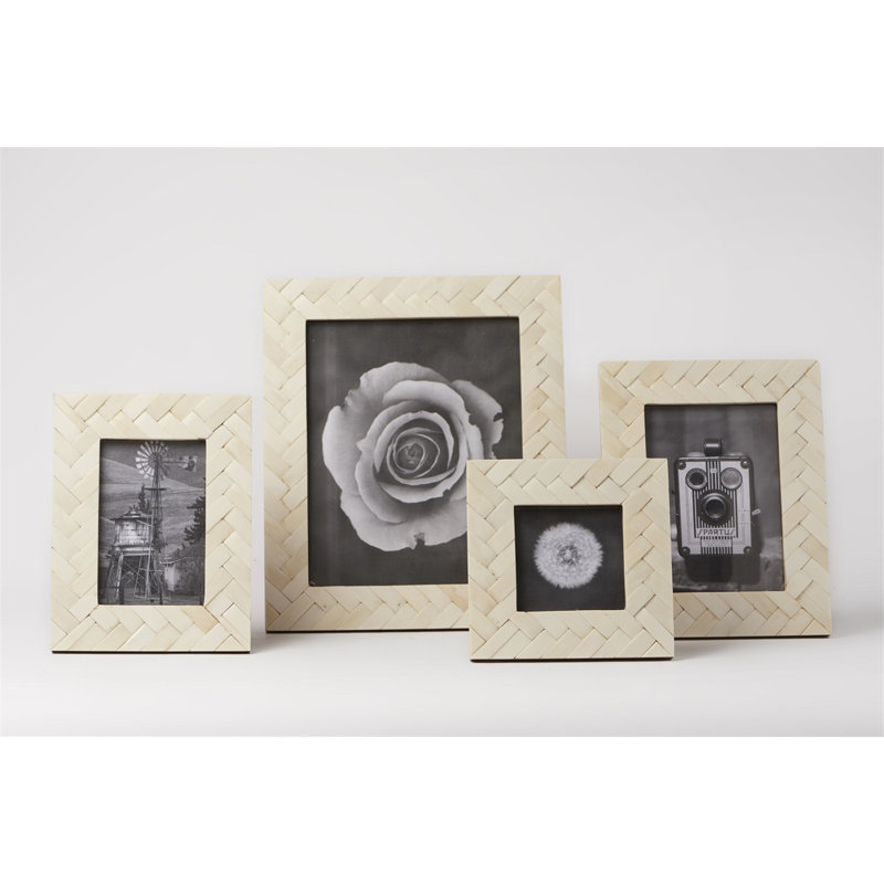 Cadre photo Zephyr, White, 4 po x 6 po
