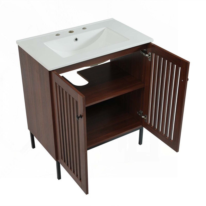 Bathroom Vanity with Ceramic Sink