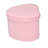 Fuzzy Teddy Heart Shaped Storage Ottoman