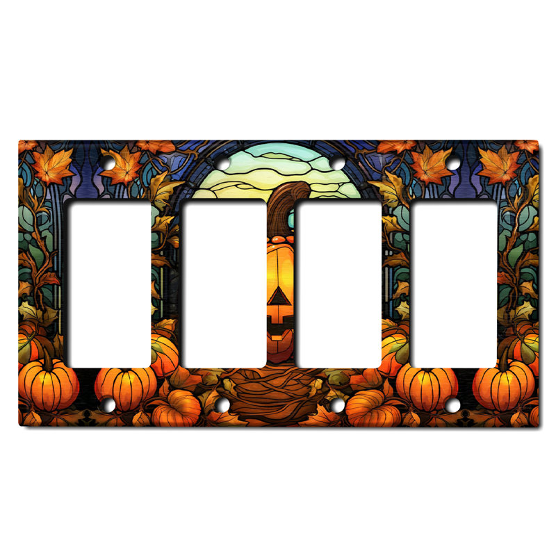 Figurine murale d'Halloween festive et citrouille d'Halloween