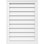 Rectangle Surface Mount Functional Brickmould Frame PVC Gable Vent