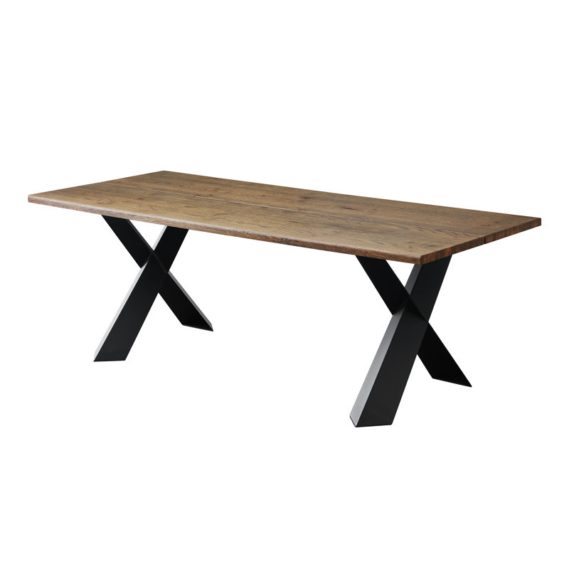 Metal Base Dining Table