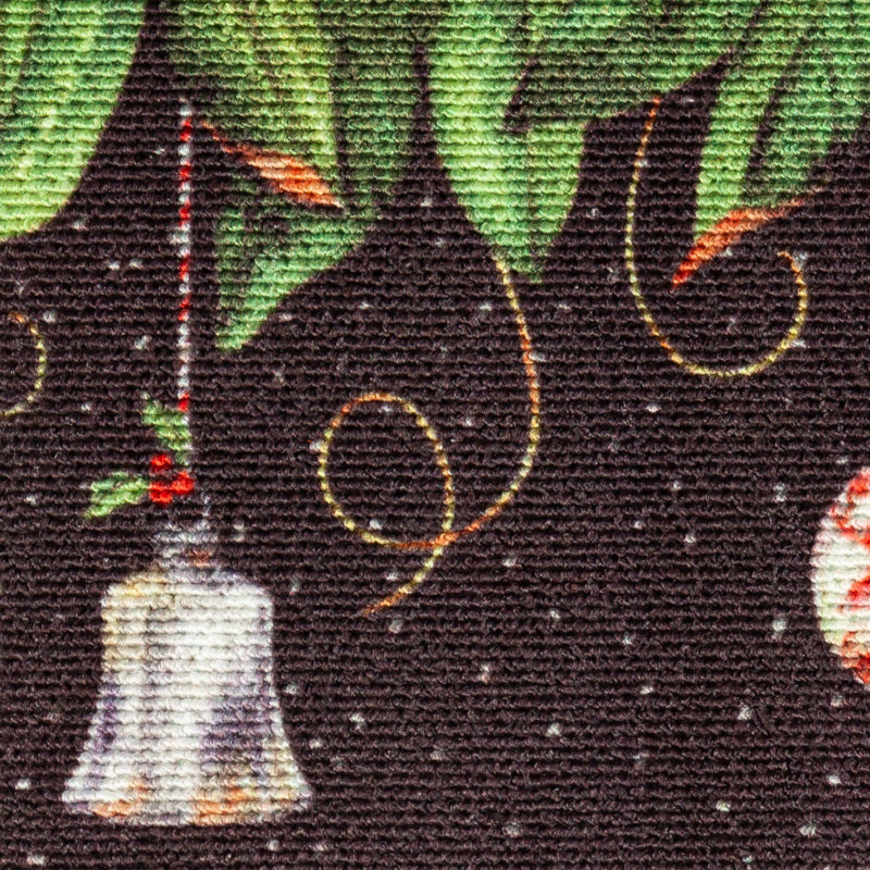 Tapis d'extérieur antidérapant Ljubinko Christmas Ornaments Sassafras