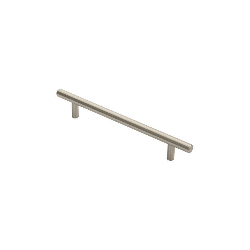 12Mm Steel T- Bar Handle 960Mm C/C, Satin Nickel, 3.5 x 2.2