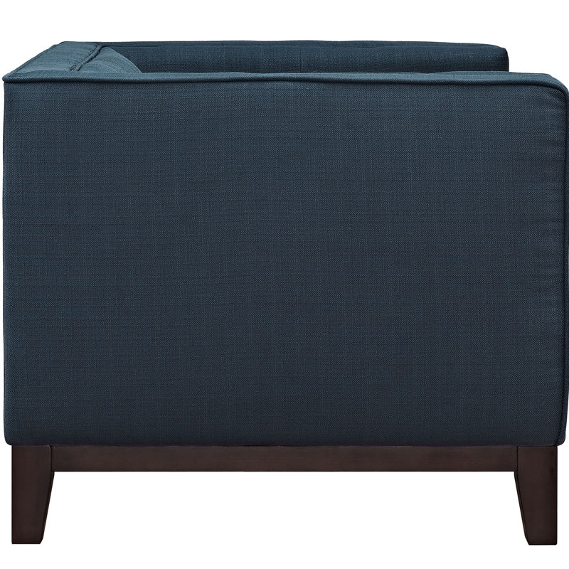 Fauteuil Modway Serve, Polyester bleu azur