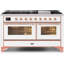 Majestic II 60" 5.02 cu. ft. Freestanding Dual Fuel Range with Griddle-48279837-48279823