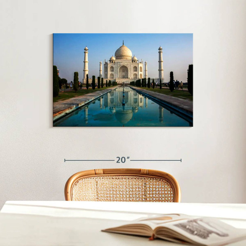 Adella Taj Mahal Pool Reflection, 16" H x 24" W