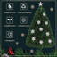 Lighted Artificial Pine Christmas Tree-63362783
