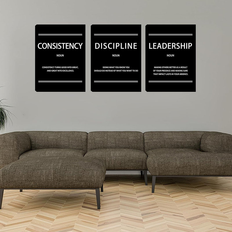 Barwyn 3 Piece Wrapped Canvas Print, 40 cm H x 30 cm W