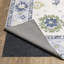 Tapis blanc lavable à motif floral Kugler-961385516