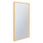 Miroir mural de salle de bain doré avec cadre rectangulaire en métal-758514189-758514191
