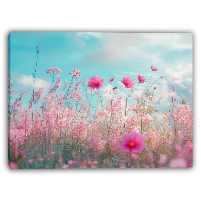 Art sur toile, "Rainbow Meadow", H 16 po x l 24 po