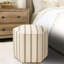 Repose-pieds hexagonal d'appoint Accent