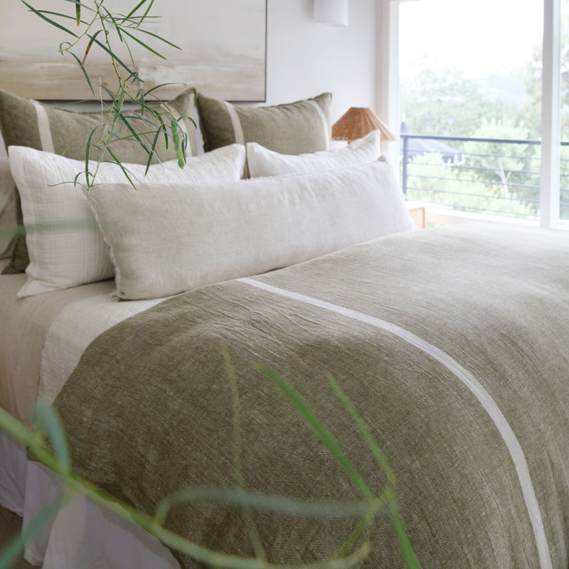 Logan Medium Body Pillow, Olive