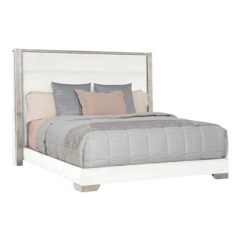 Thom Filicia Home Century Bed, Casa Blanca, Kempsey Sheepskin, Yes