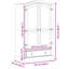 Rockhampton 2 Door Wardrobe